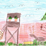 Hubertský den 2015 - obrázky dětí ze Základní školy Bělohorská, Praha